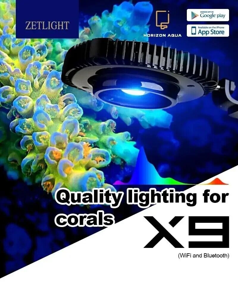 ZetLight X9 Advanced Reef LED Lighting | PET-TOPIA