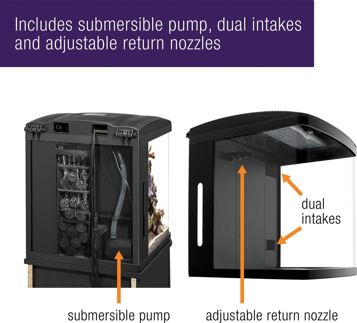Coralife LED BioCube Aquarium Kit 16 Gallon | PET-TOPIA