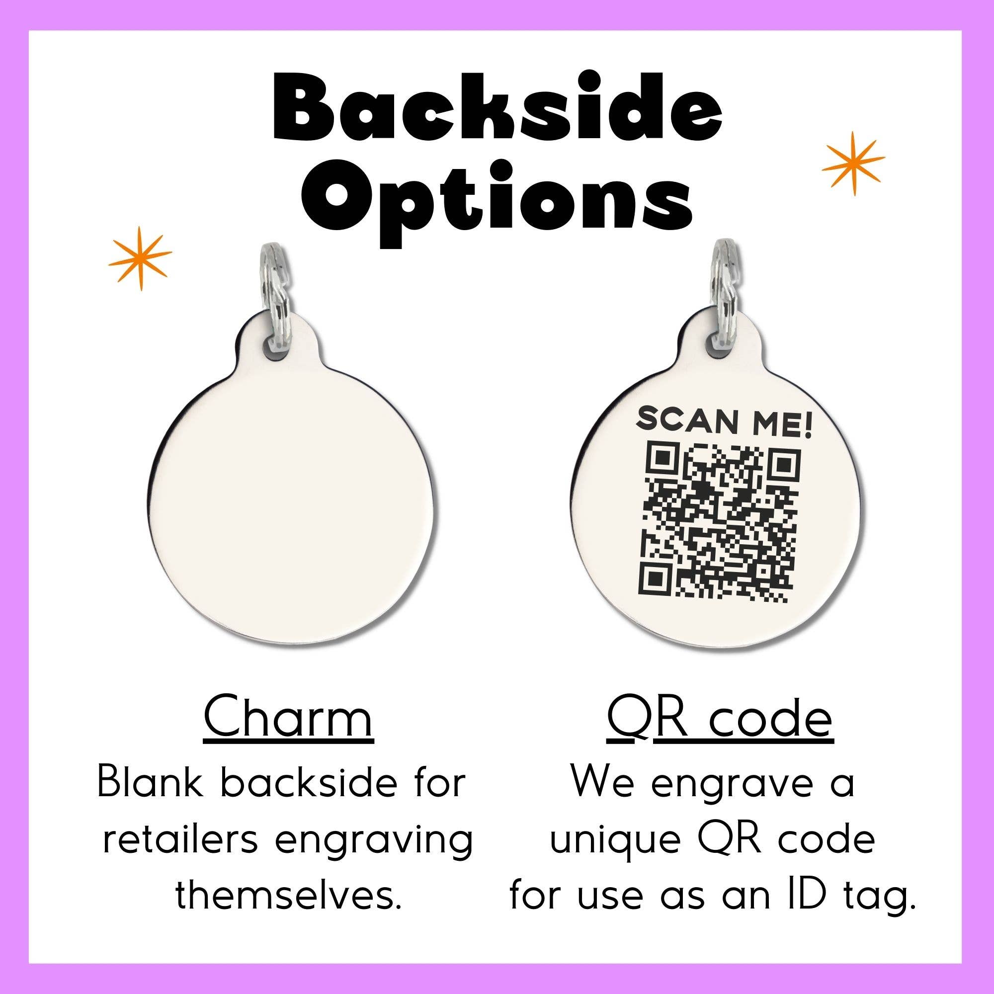 Dog ID Tag with Personalized QR Code - Resident Crackhead | PET-TOPIA