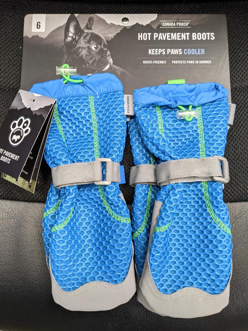 Canada Pooch Blue Hot Pavement Boots for Dogs | PET-TOPIA