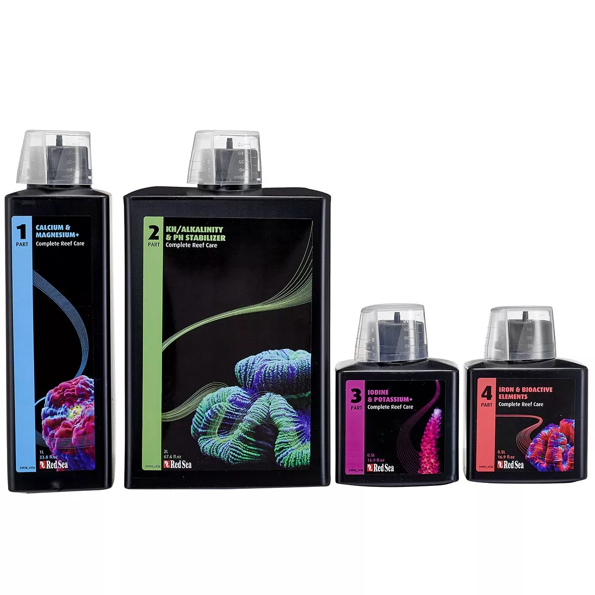 Red Sea 4-Part Complete Reef Care Dosing System | PET-TOPIA