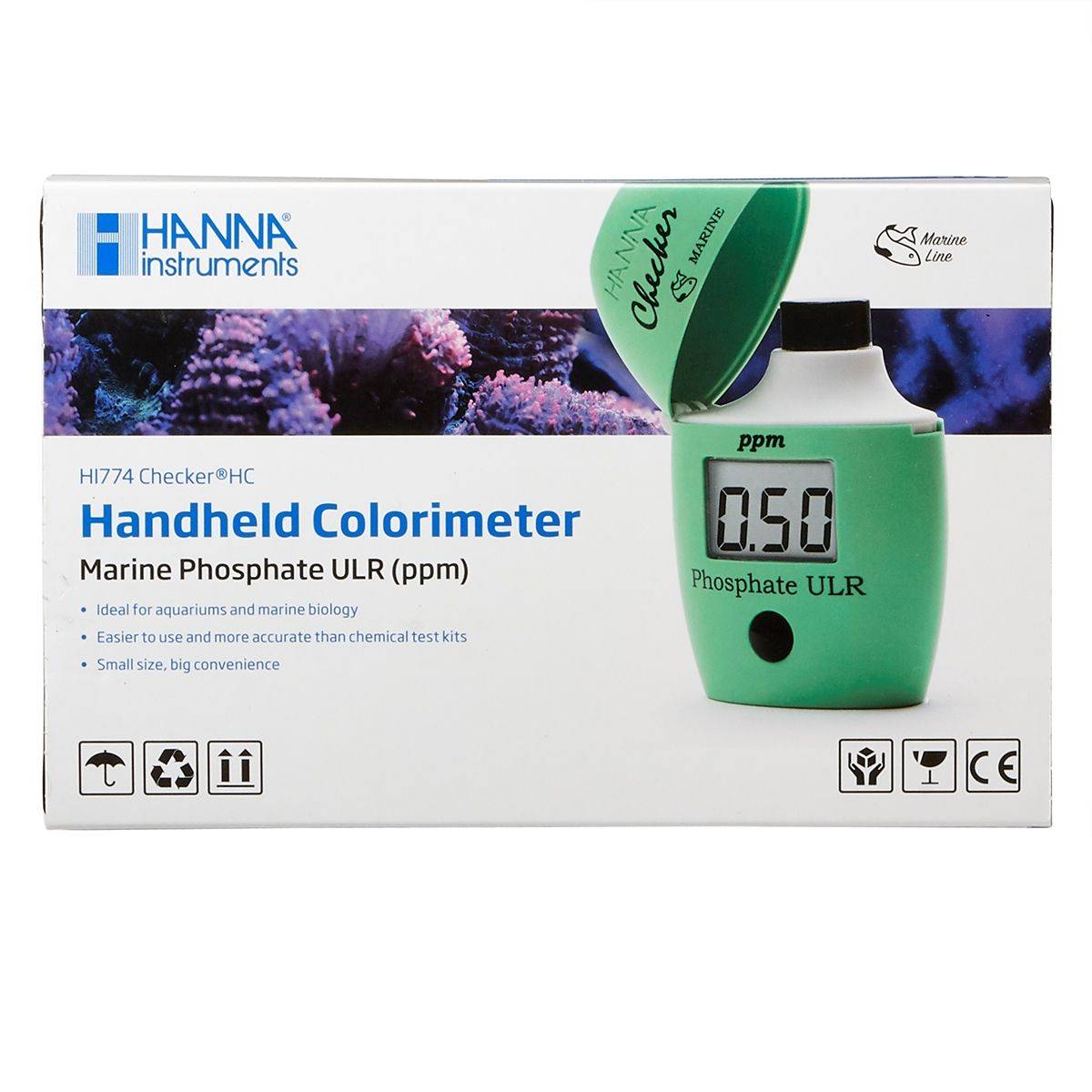 Hanna Marine Phosphate ULR Ultra Low Range (PPM) Digital Checker