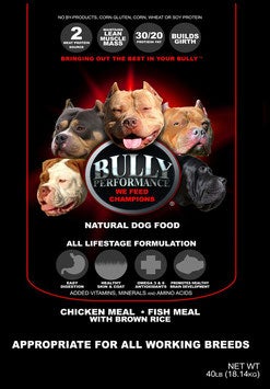 Bully Performance Natural Dog Food PET-TOPIA