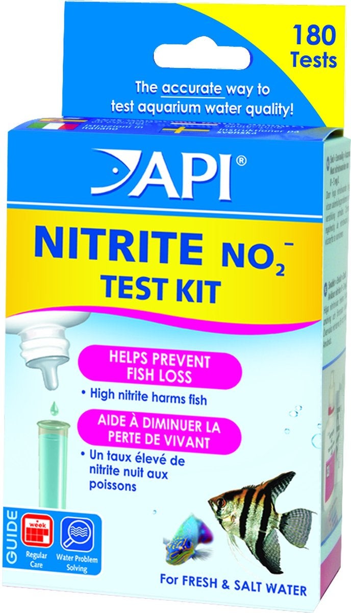 API Nitrite NO2 Fresh & Salt Water Aquarium Test Kit | PET-TOPIA