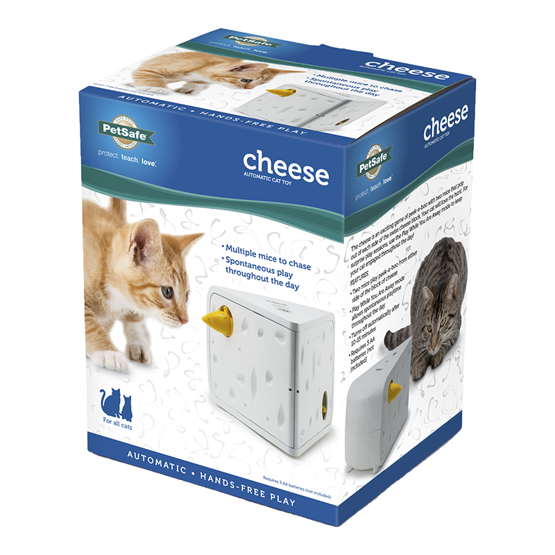 Petsafe Cheese Motion Cat Toy Pet Topia