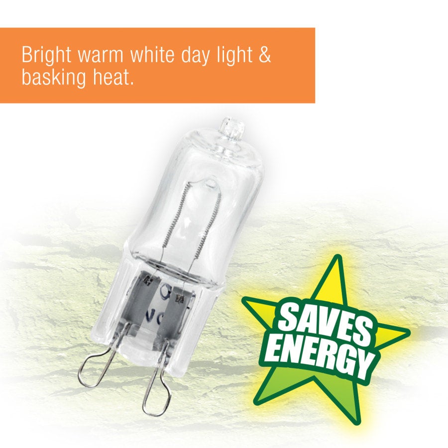 Zilla Light Heat Mini Halogen Bulb White 50w PET TOPIA