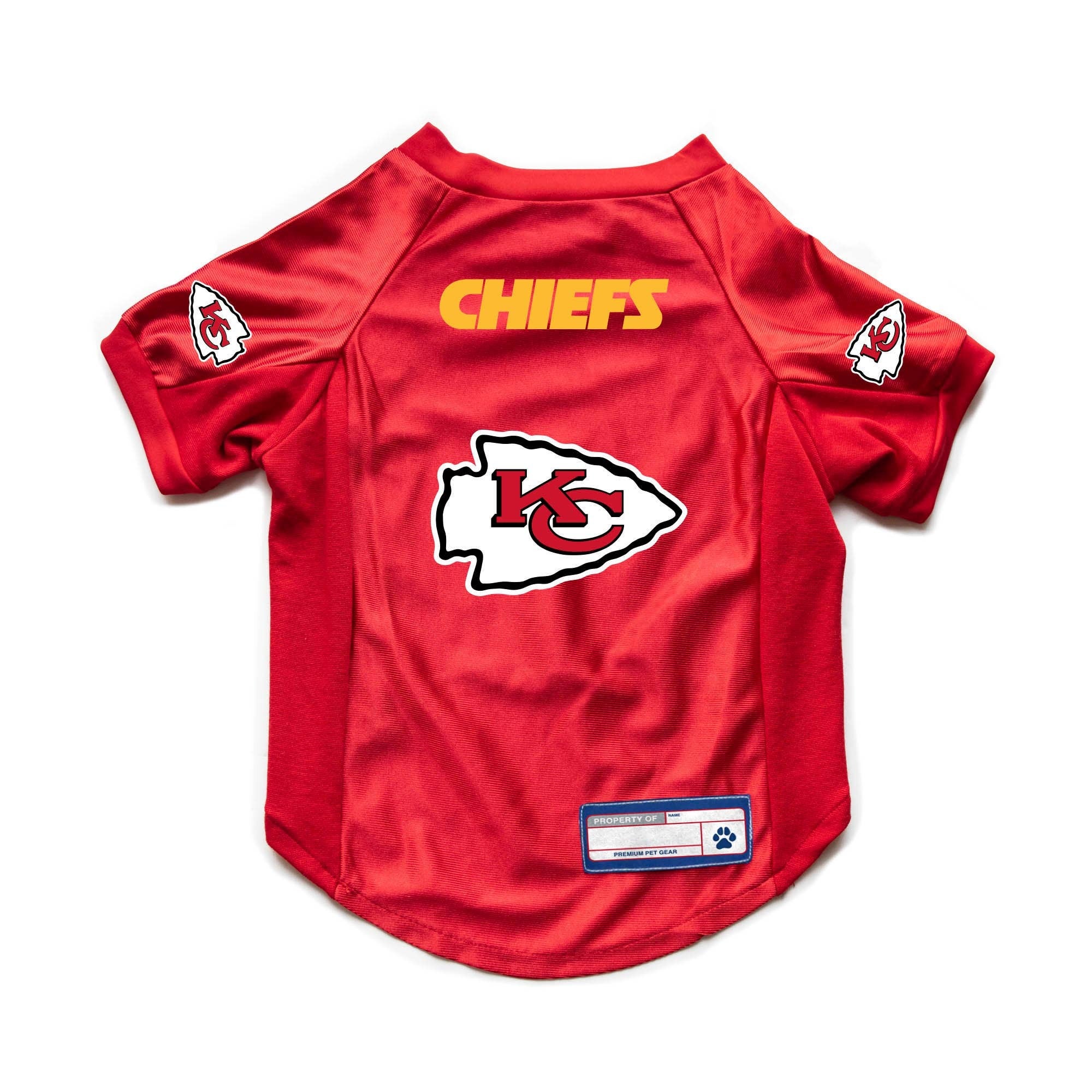 Kansas city chiefs pet jersey shop