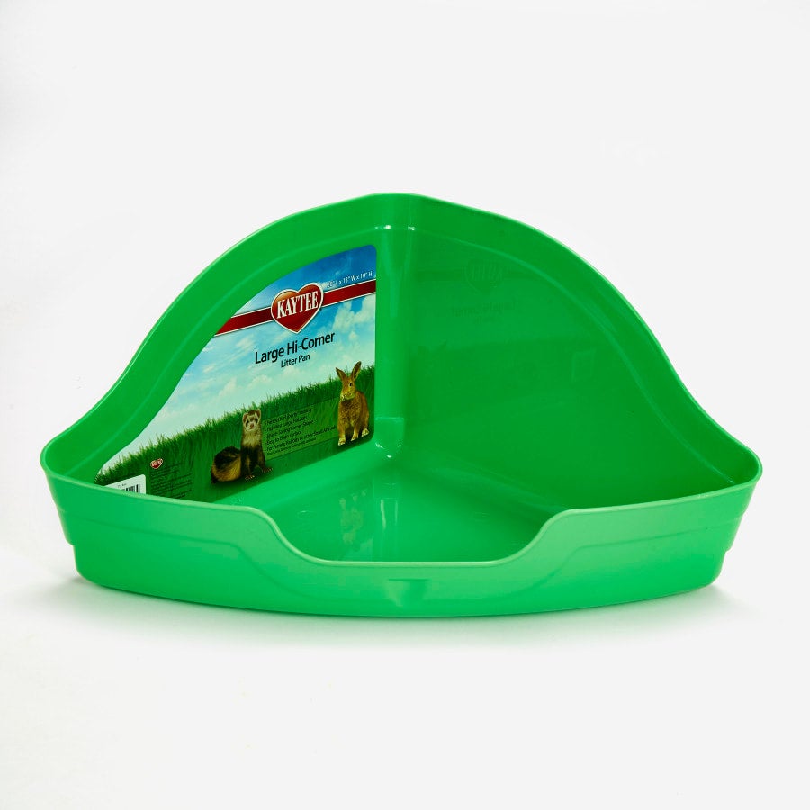 Kaytee hi new arrivals corner litter pan
