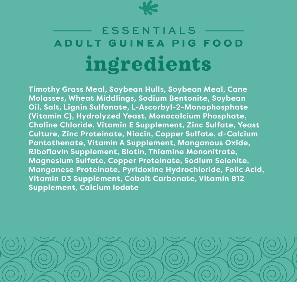 Oxbow Essentials Cavy Cuisine Adult Guinea Pig Food PET TOPIA