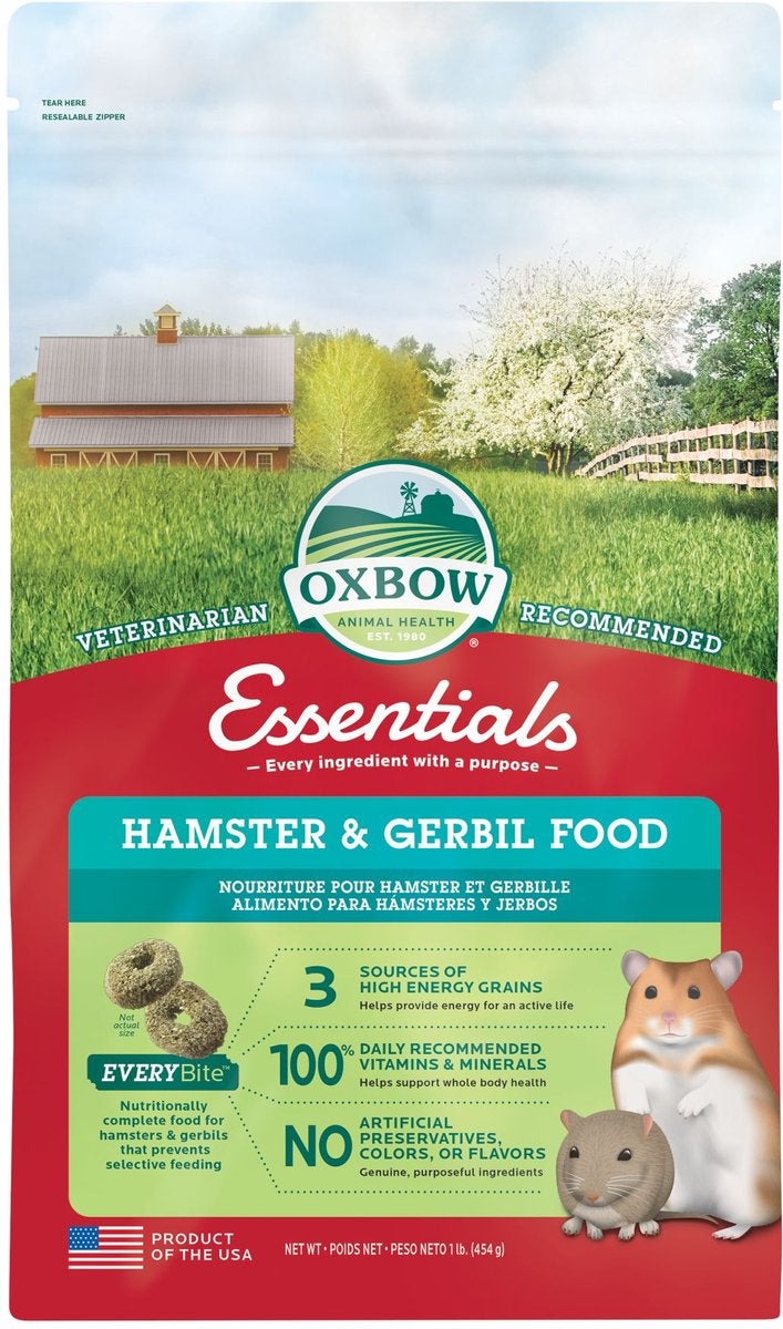 Oxbow Essentials Hamster Gerbil Food PET TOPIA