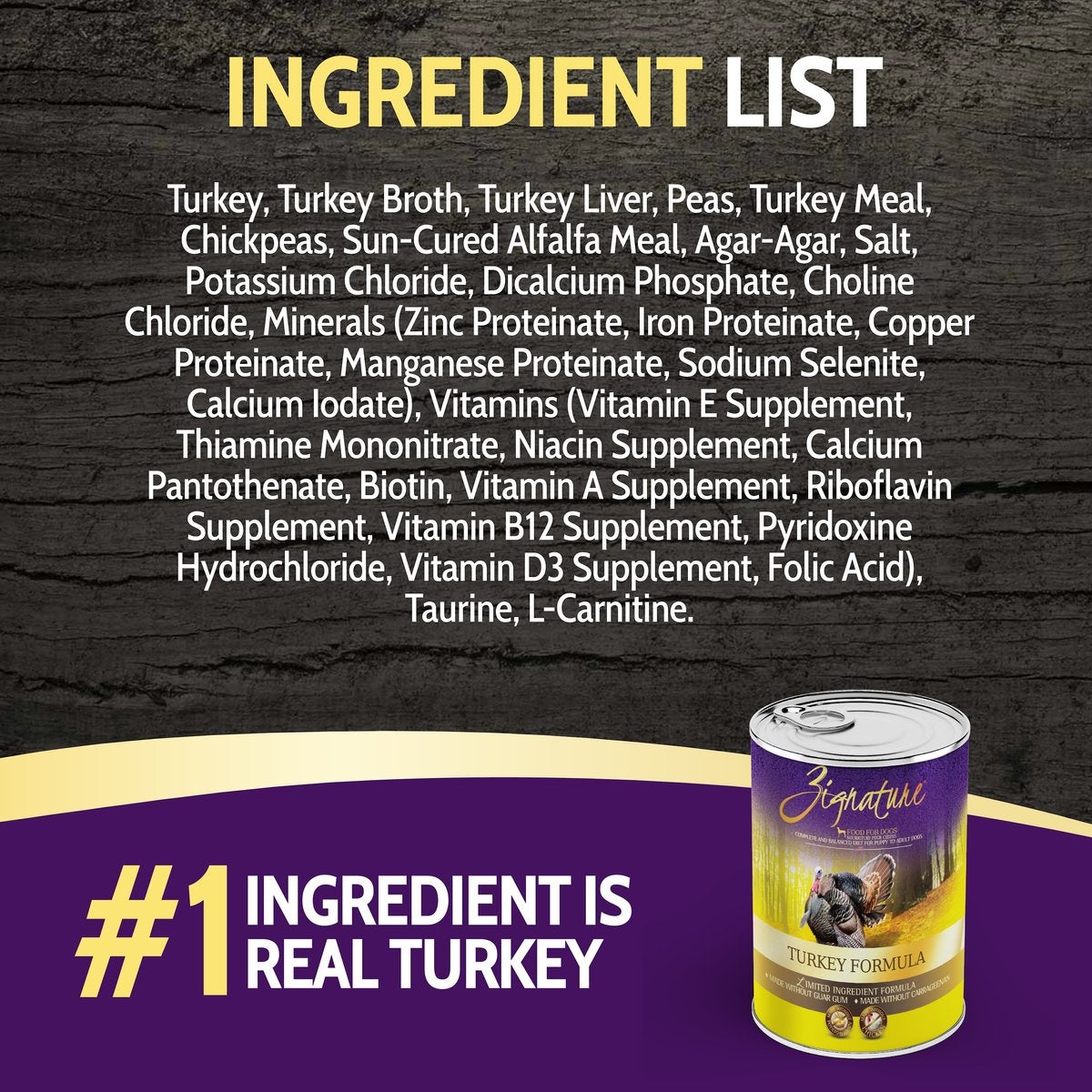 Zignature Turkey Limited Ingredient Formula Canned Dog Food PET TOPIA