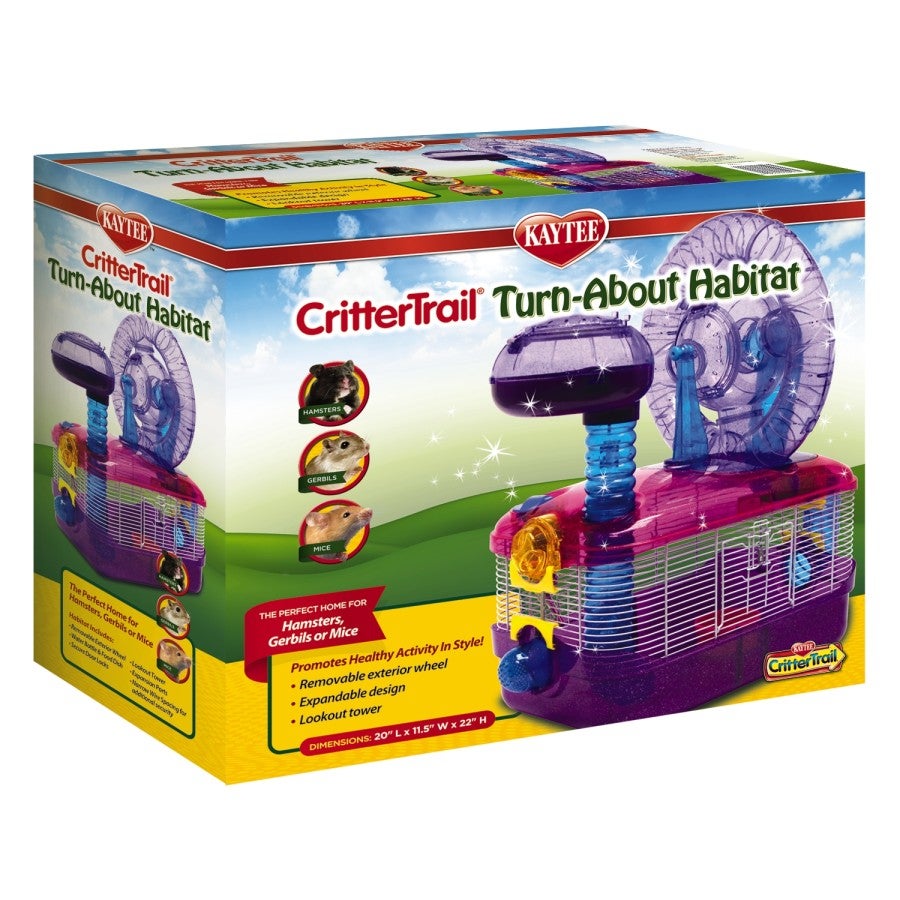 Kaytee CritterTrail Turn About Habitat PET TOPIA