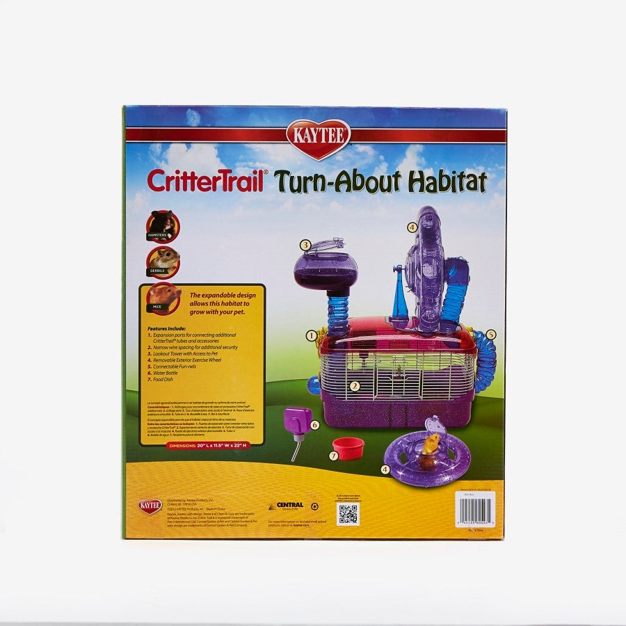 Kaytee CritterTrail Turn About Habitat PET TOPIA