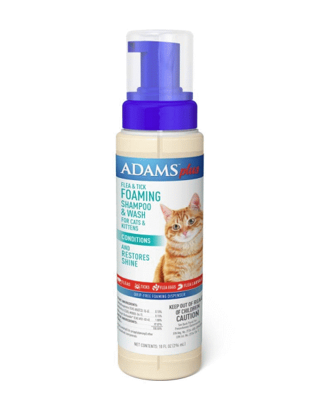 Adams cat shampoo shop